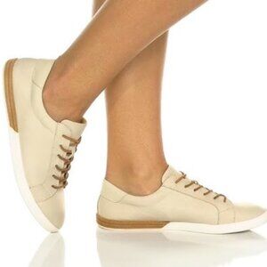 NEW Kork-Ease Paislee Lace-Up Sneakers - Leather  in cream For Women 725 2s7